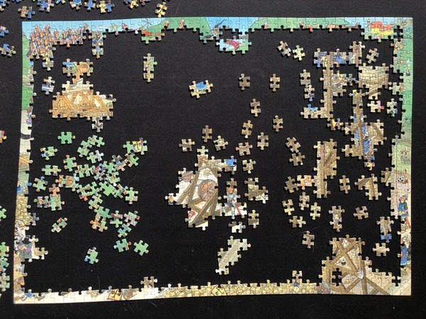 Jan van Haasteren ‘De Middeleeuwen’ 1000 stukjes 10pct af