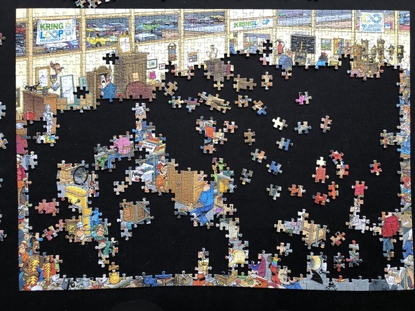 Jan van Haasteren ‘Stichting kringloopcentrum Spullenhulp’ 40pct klaar