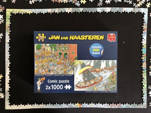 Jan van Haasteren ‘Skûtsjesilen’ 1000 stukjes - rechte randen en doos